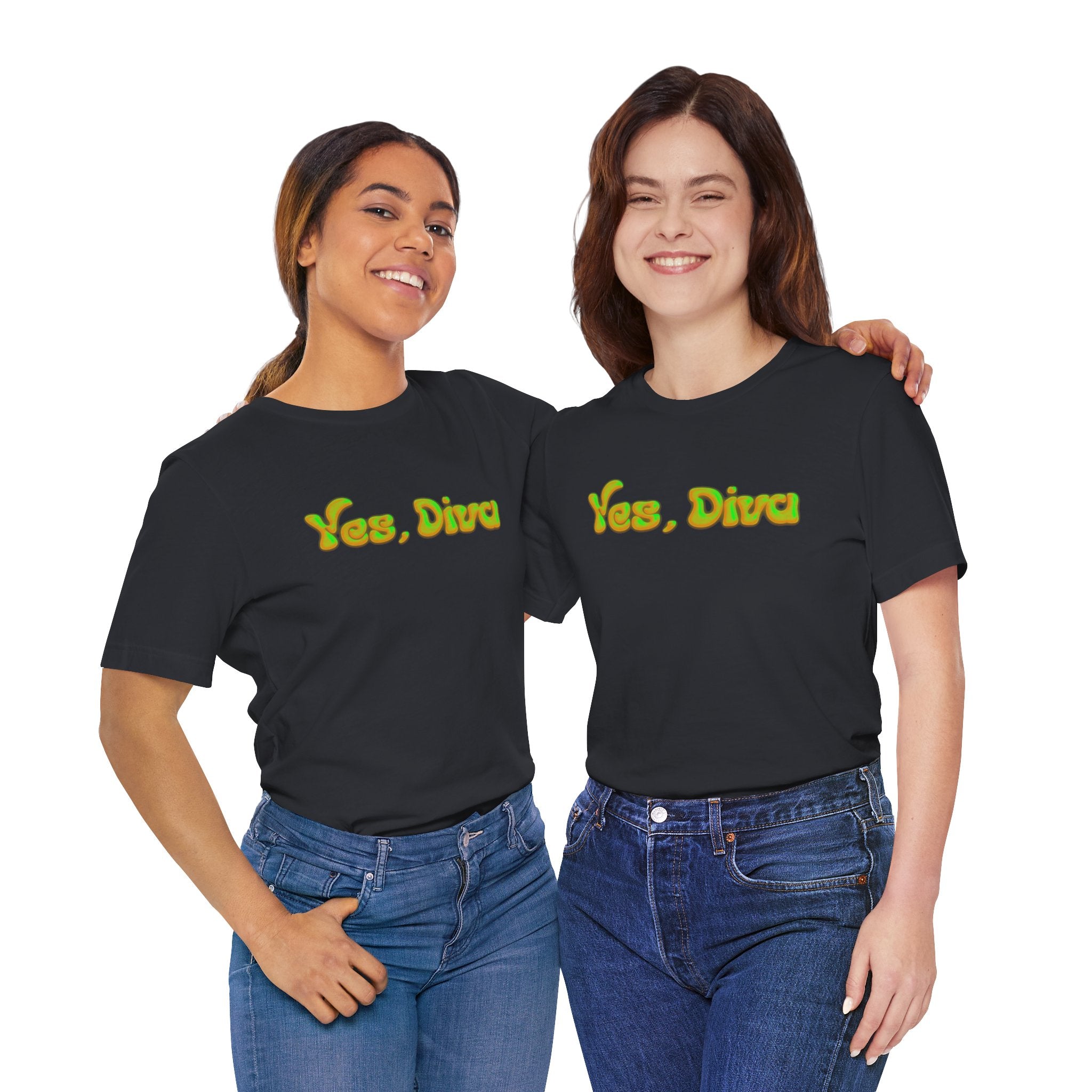 "Yes, Diva" Garment Unisex T-Shirt – Bold Queer Streetwear Graphic Tee