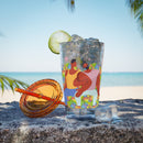 Sunsplash Tumbler, Colorful Couples Drinkware, Cute Travel Mug, Love Glassware – Bold Queer Streetwear Drinkware