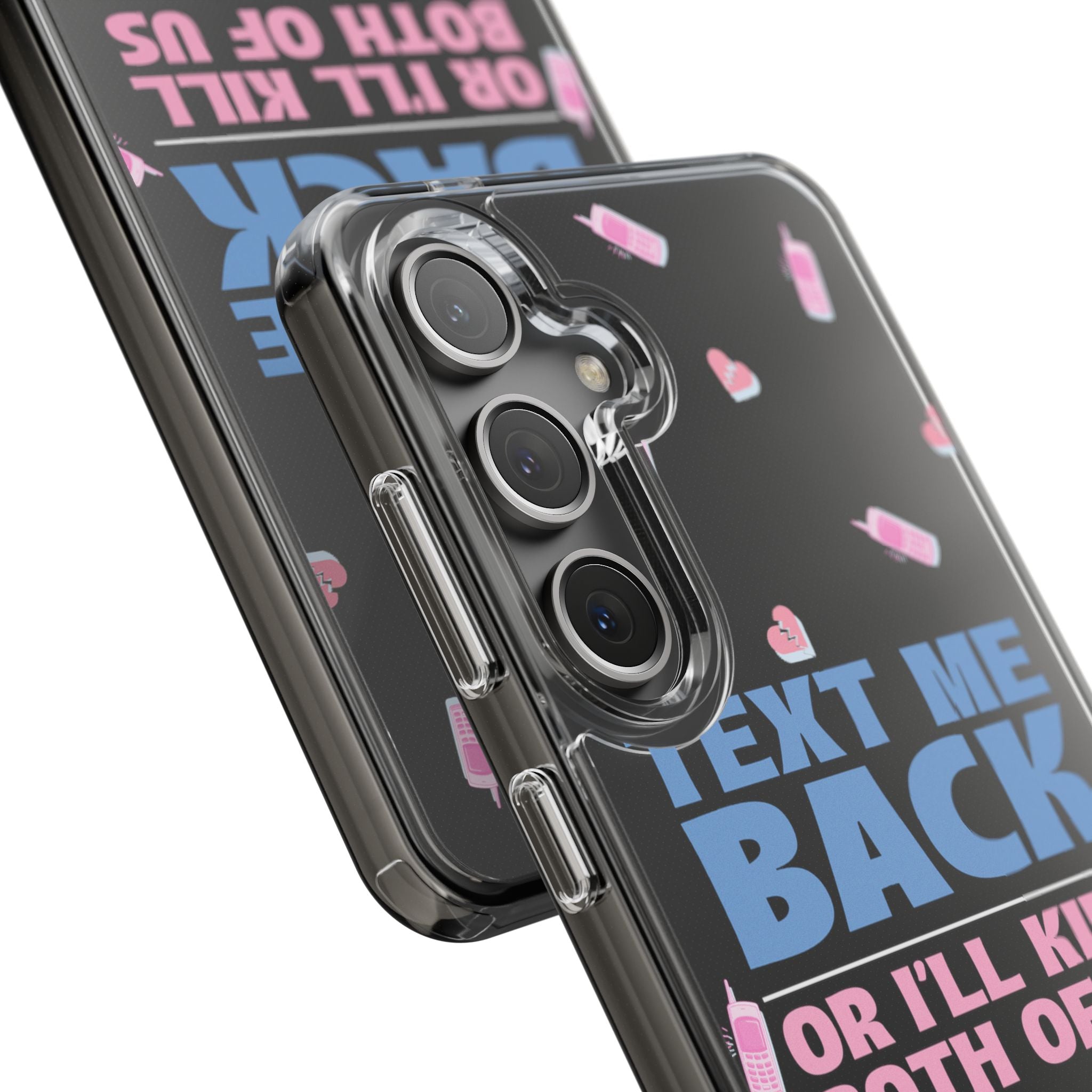 Dark Humor "Text Me Back" Phone Case – A Perfect Blend of Flirtation and Frustration Phone Case – Bold Queer Streetwear Tech Accessory