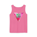 Vibrant Graphic Tank Top with 'Get Used To It' Design, Summer Wear, Gift for Friends, Casual Outfit, Beach Day Essential – Club Riot Queer Streetwear