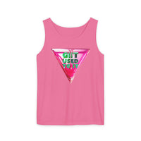 Vibrant Graphic Tank Top with 'Get Used To It' Design, Summer Wear, Gift for Friends, Casual Outfit, Beach Day Essential – Club Riot Queer Streetwear