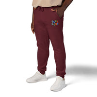 Cozy Embroidered Unisex Fleece Sweatpants, Casual Lounge Pants, Perfect for Relaxing, Gift for Him/Her, Ideal for Everyday Wear – Club Riot Queer Streetwear