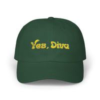 Yes, Diva Classic Dad Cap Snapback Trucker Cap – Embroidered Queer Streetwear Hat