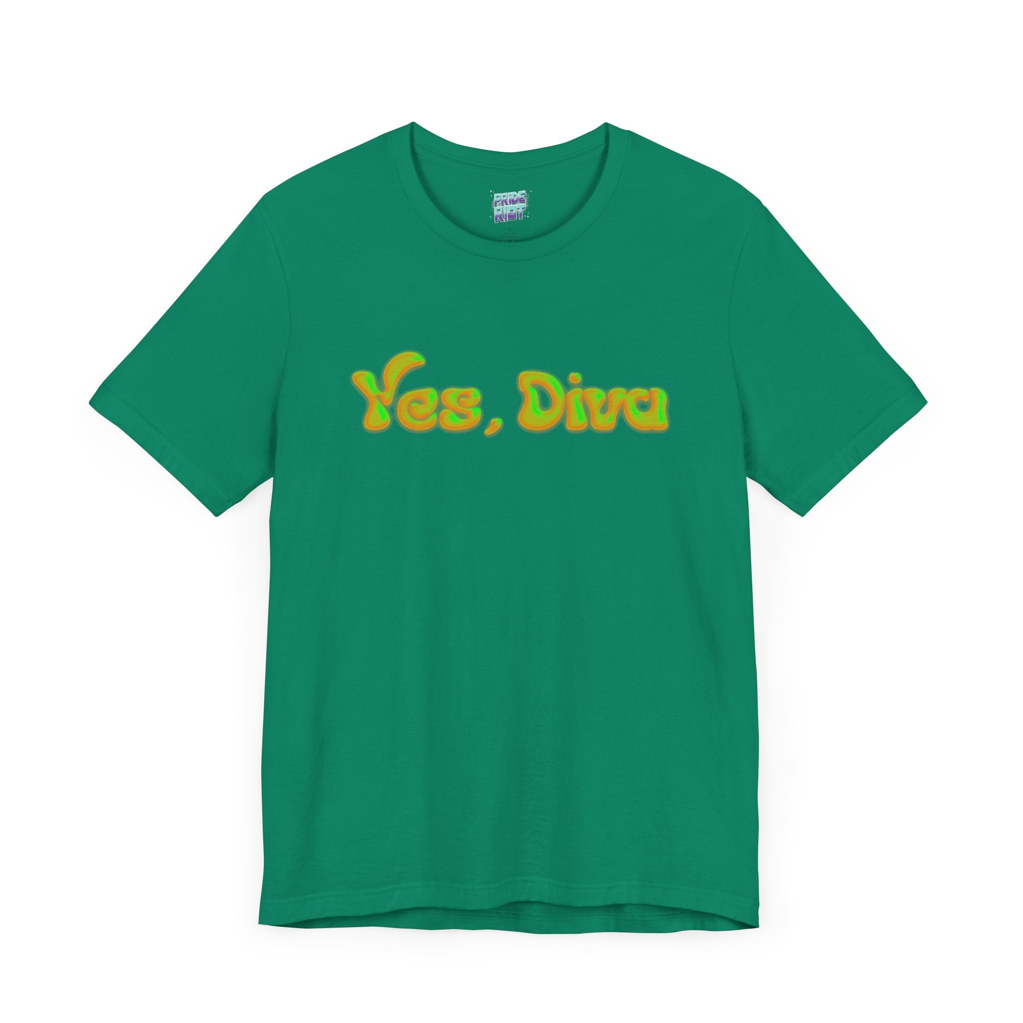 "Yes, Diva" Garment Unisex T-Shirt – Bold Queer Streetwear Graphic Tee