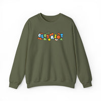 Copy of Sparkling Green Text Crewneck Sweatshirt | Casual Streetwear, Cozy Gift, Unisex Apparel, Everyday Fashion, Holiday Layering Crewneck Sweatshirt – Queer Streetwear Cozy Essential