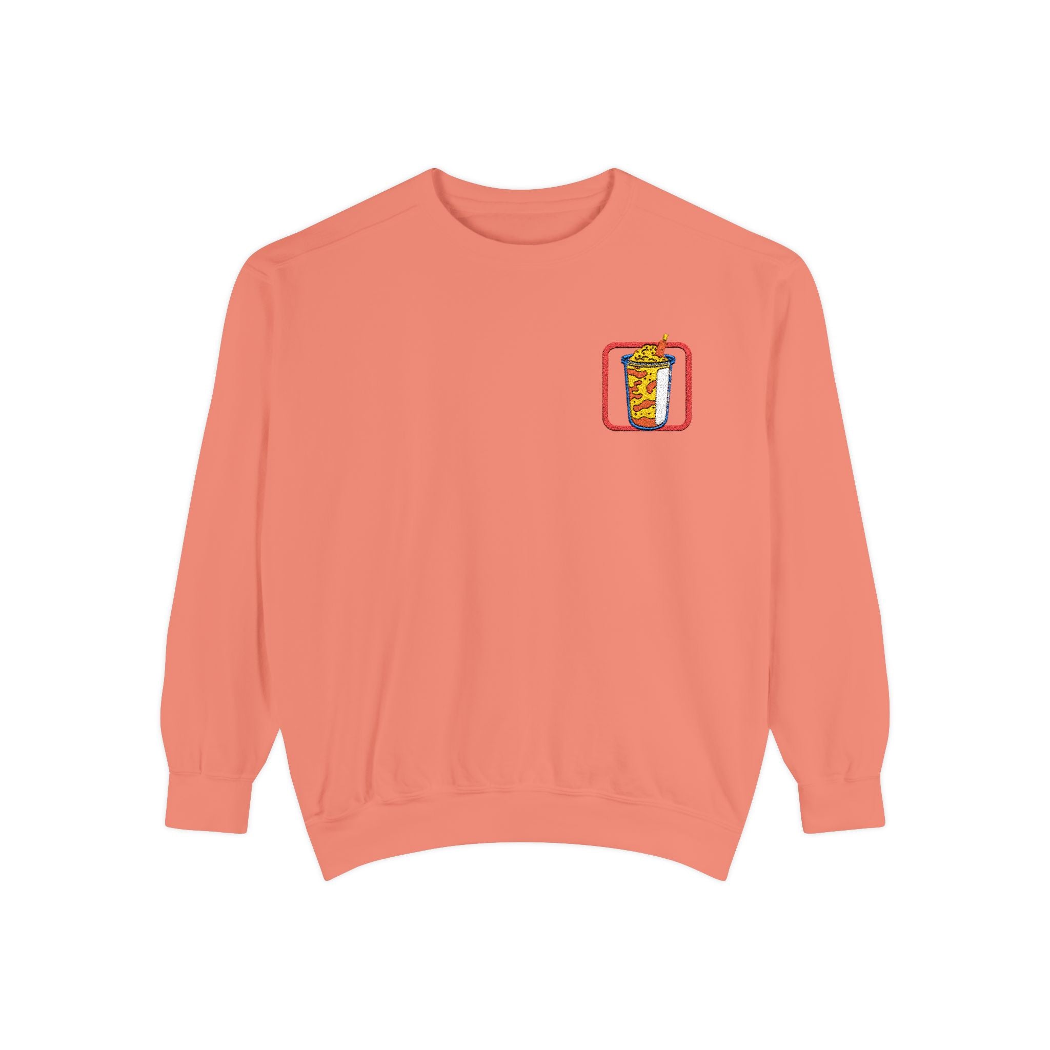 Chamoy Dreams Embroidered Sweatshirt – Spicy, Sweet, and Soft AF Crewneck Sweatshirt – Queer Streetwear Cozy Essential