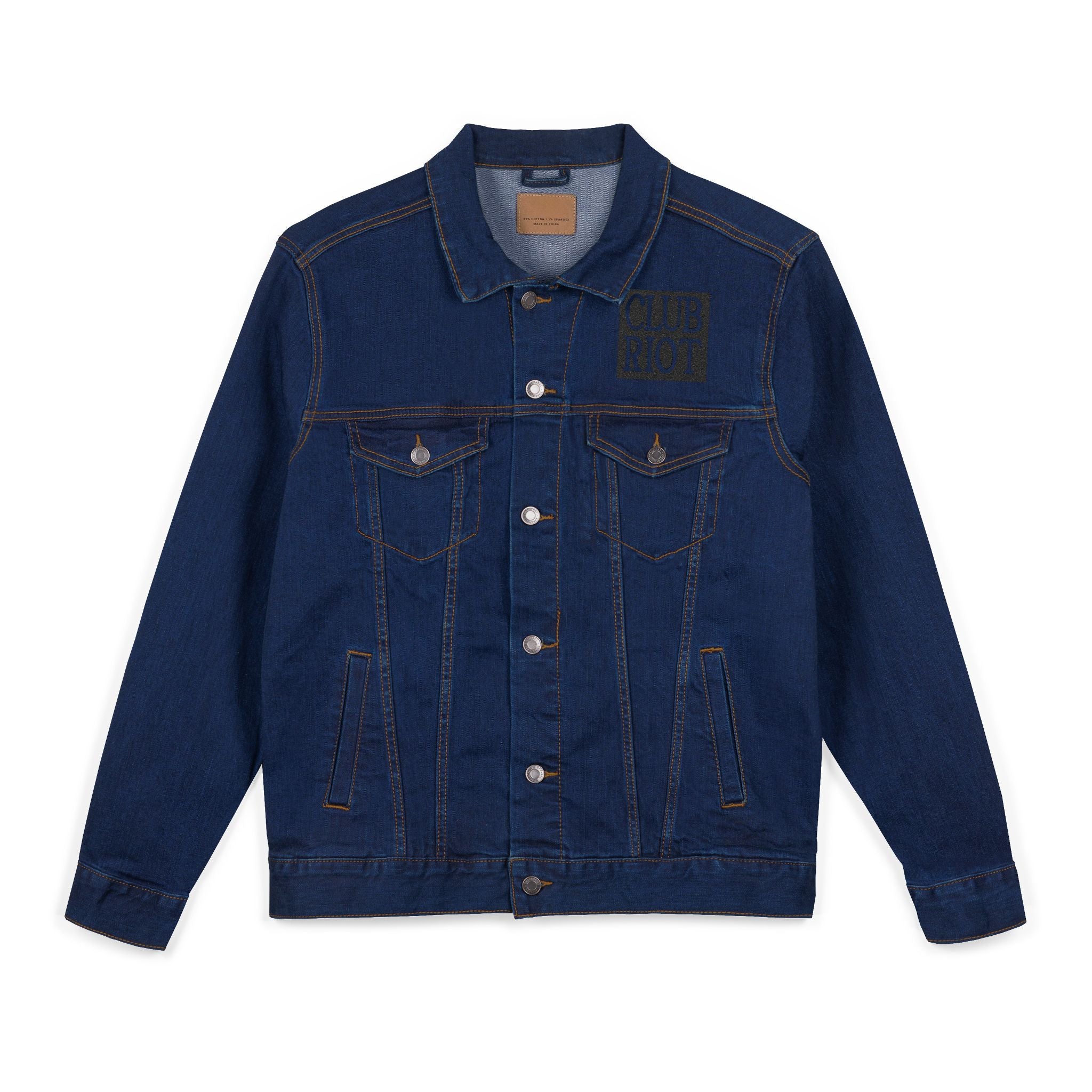Unisex Denim Jacket (Embroidery) – Club Riot Queer Streetwear