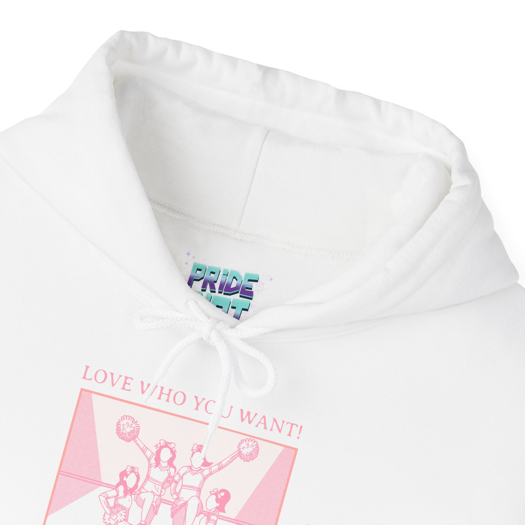 Hooded Sweatshirt 'Love Who You Want! Nothing Matters! Everyone Dies' Crewneck Sweatshirt – Queer Streetwear Cozy Essential