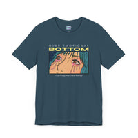 "Overemotional Bottom" Graphic T Unisex T-Shirt – Bold Queer Streetwear Graphic Tee