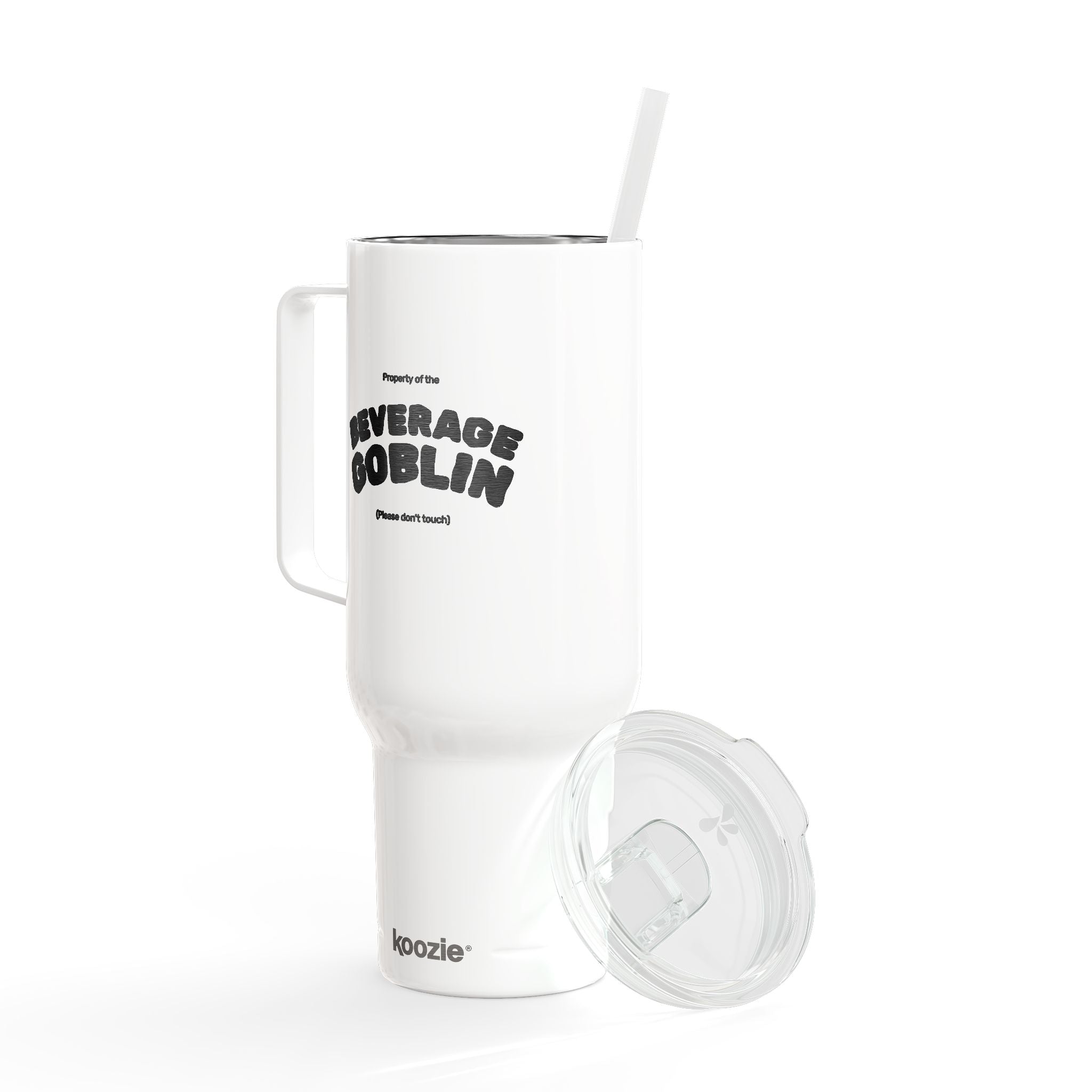 40oz Insulated Tumbler with Lid - Funny Beverage Goblin Design, Perfect for Gifts & Celebrations – Club Riot Queer Streetwear
