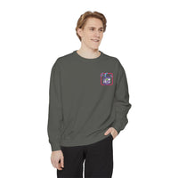 Grape Juice Embroidered Sweatshirt – Unisex, Cozy, and Slightly Juicy Crewneck Sweatshirt – Queer Streetwear Cozy Essential