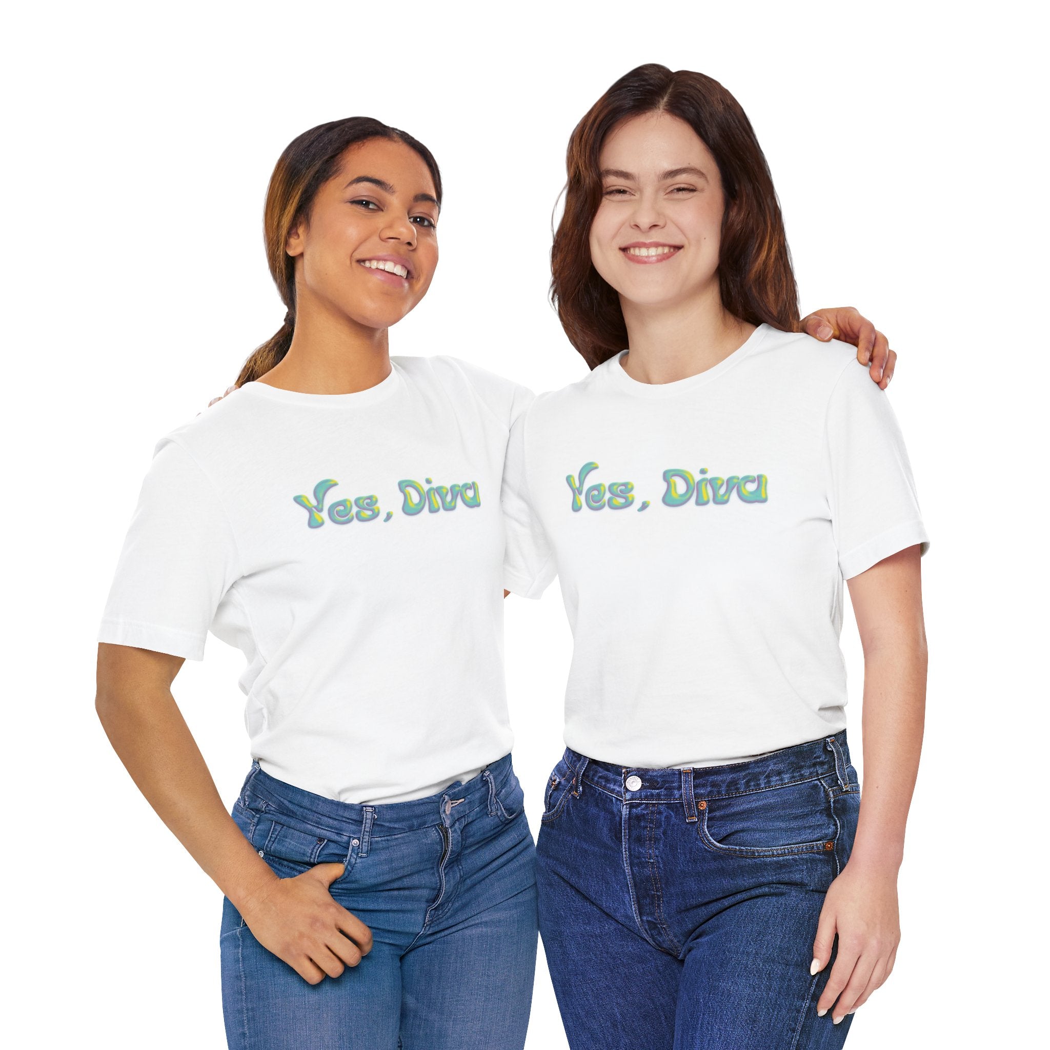"Yes, Diva" Garment Unisex T-Shirt – Bold Queer Streetwear Graphic Tee