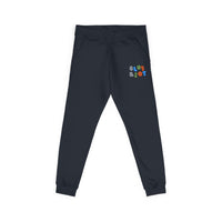 Cozy Embroidered Unisex Fleece Sweatpants, Casual Lounge Pants, Perfect for Relaxing, Gift for Him/Her, Ideal for Everyday Wear – Club Riot Queer Streetwear