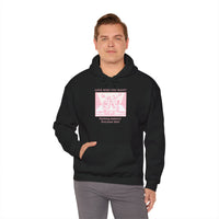 Hooded Sweatshirt 'Love Who You Want! Nothing Matters! Everyone Dies' Crewneck Sweatshirt – Queer Streetwear Cozy Essential