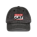 Vintage Cap (Embroidery) Snapback Trucker Cap – Embroidered Queer Streetwear Hat