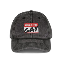 Vintage Cap (Embroidery) Snapback Trucker Cap – Embroidered Queer Streetwear Hat