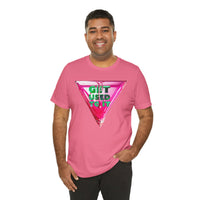 Get Used To It Graphic Tee – Trendy Unisex Shirt, Casualwear, Statement Top, Gift for Friends, Everyday Fashion Unisex T-Shirt – Bold Queer Streetwear Graphic Tee