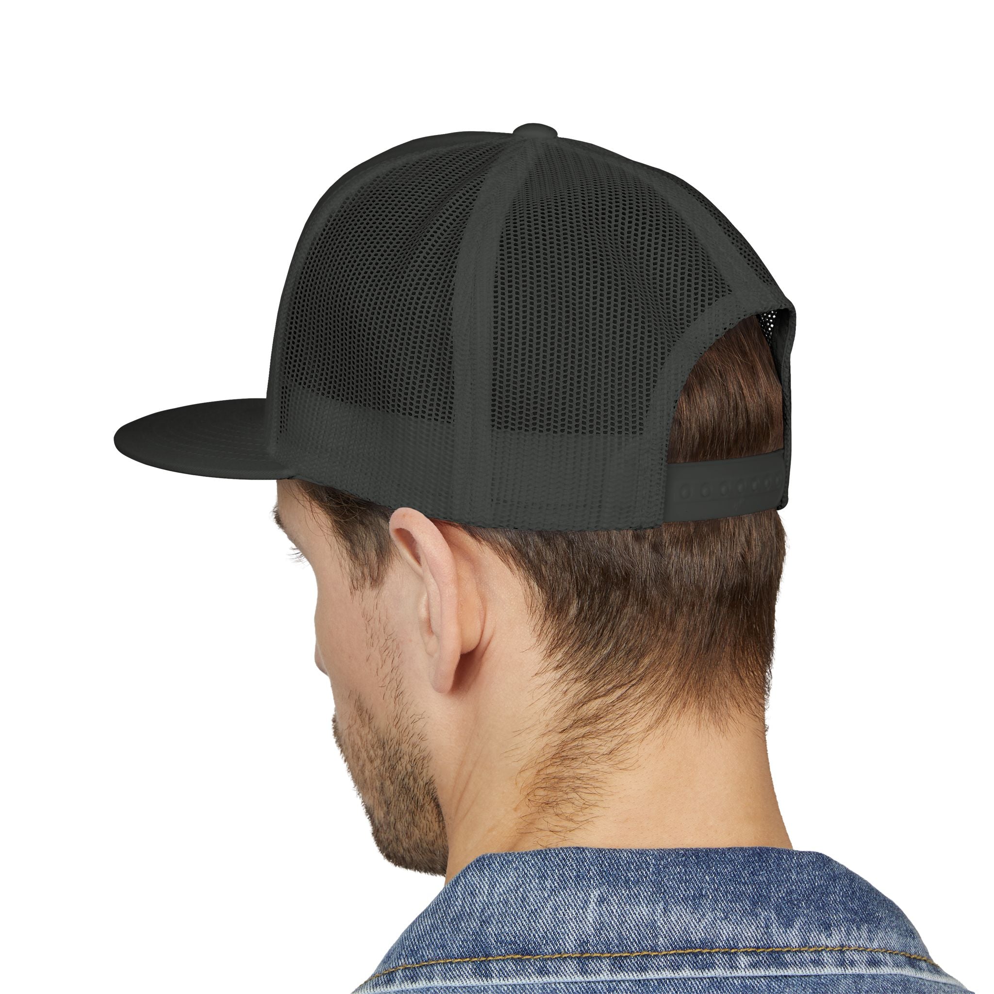 5 Panel Trucker Cap (Embroidery) Snapback Trucker Cap – Embroidered Queer Streetwear Hat
