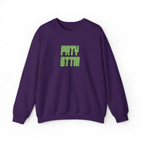 Sparkling Green Text Crewneck Sweatshirt | Casual Streetwear, Cozy Gift, Unisex Apparel, Everyday Fashion, Holiday Layering Crewneck Sweatshirt – Queer Streetwear Cozy Essential