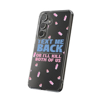 Dark Humor "Text Me Back" Phone Case – A Perfect Blend of Flirtation and Frustration Phone Case – Bold Queer Streetwear Tech Accessory