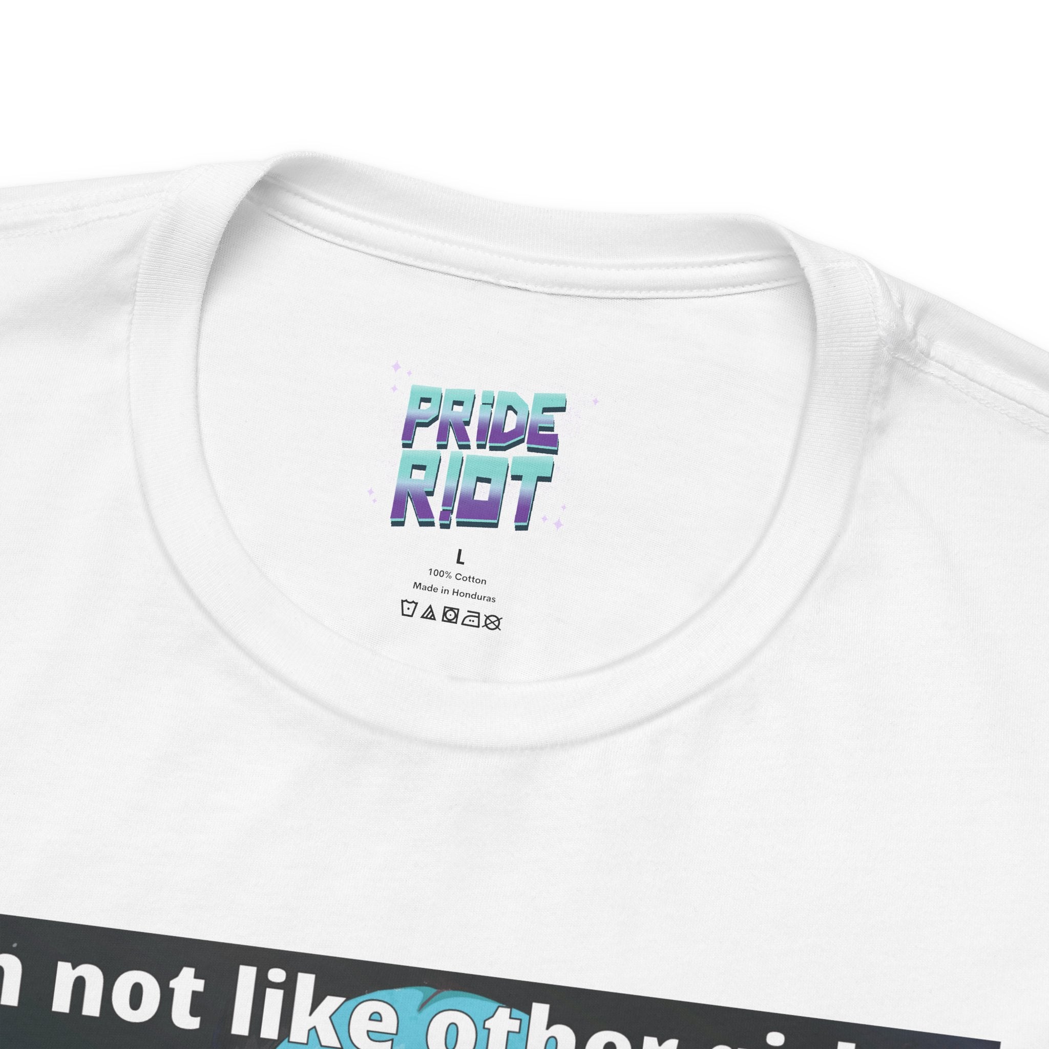 "I'm Not Like Other Girls" Unisex Short Sleeve Graphic T Unisex T-Shirt – Bold Queer Streetwear Graphic Tee