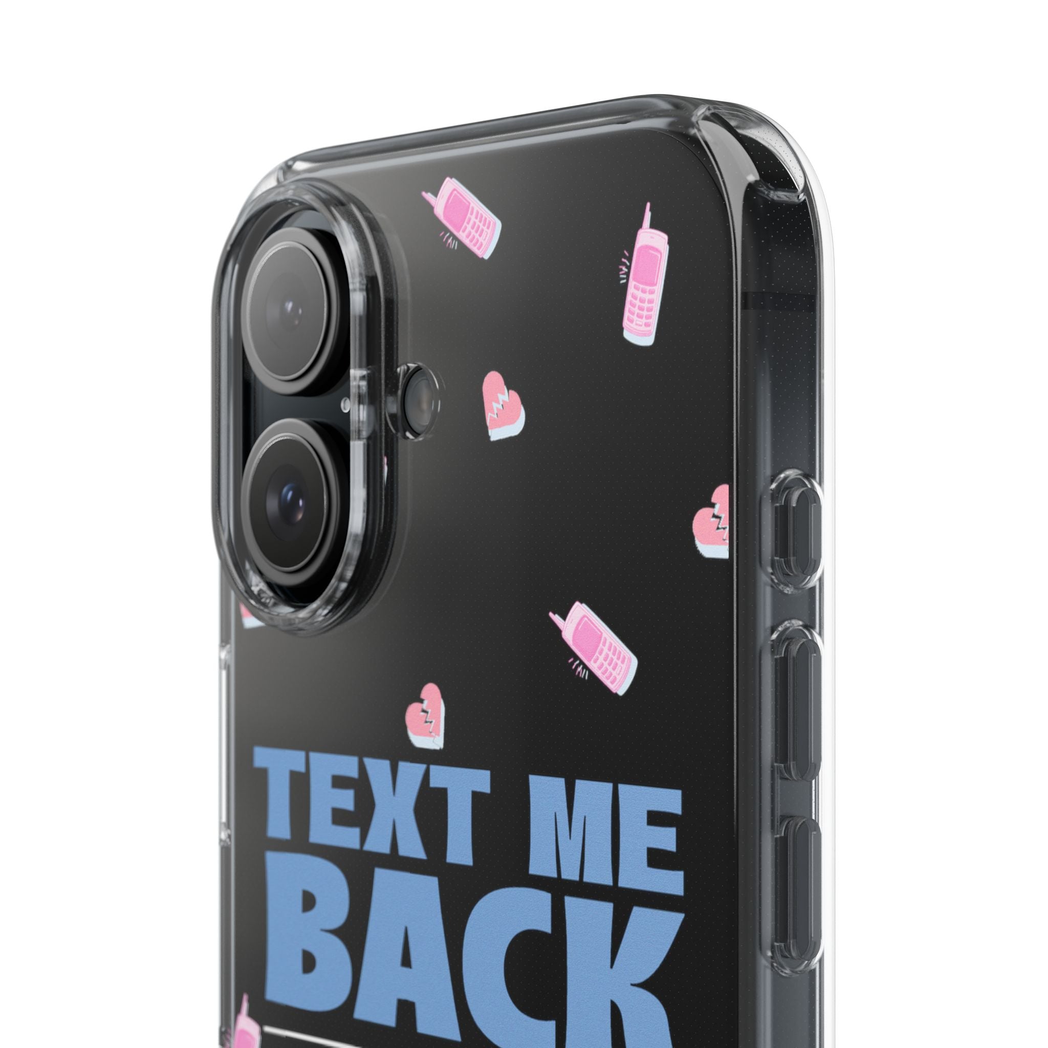 Dark Humor "Text Me Back" Phone Case – A Perfect Blend of Flirtation and Frustration Phone Case – Bold Queer Streetwear Tech Accessory