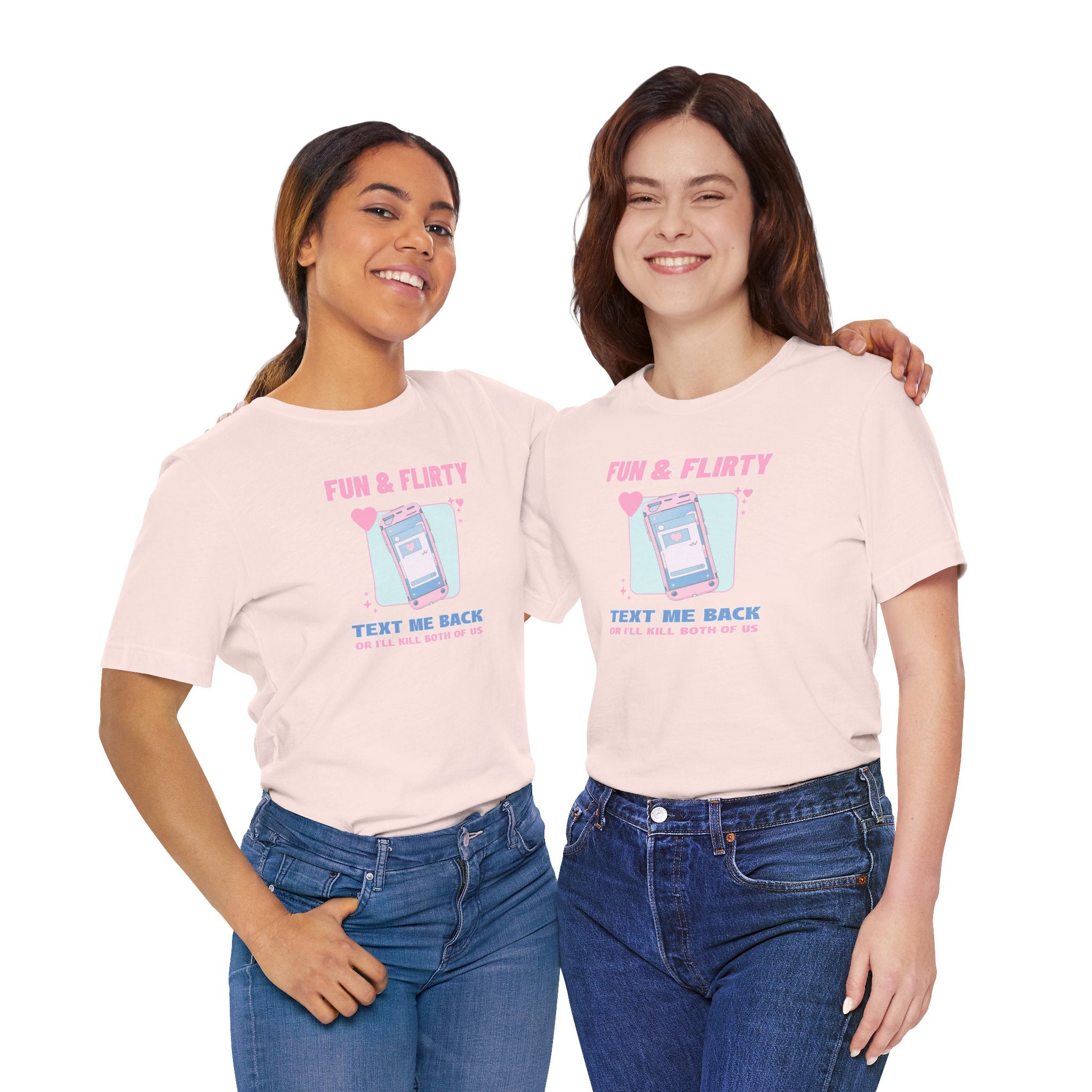 "Text me back" Humorous Relationship Texting Tee Unisex T-Shirt – Bold Queer Streetwear Graphic Tee