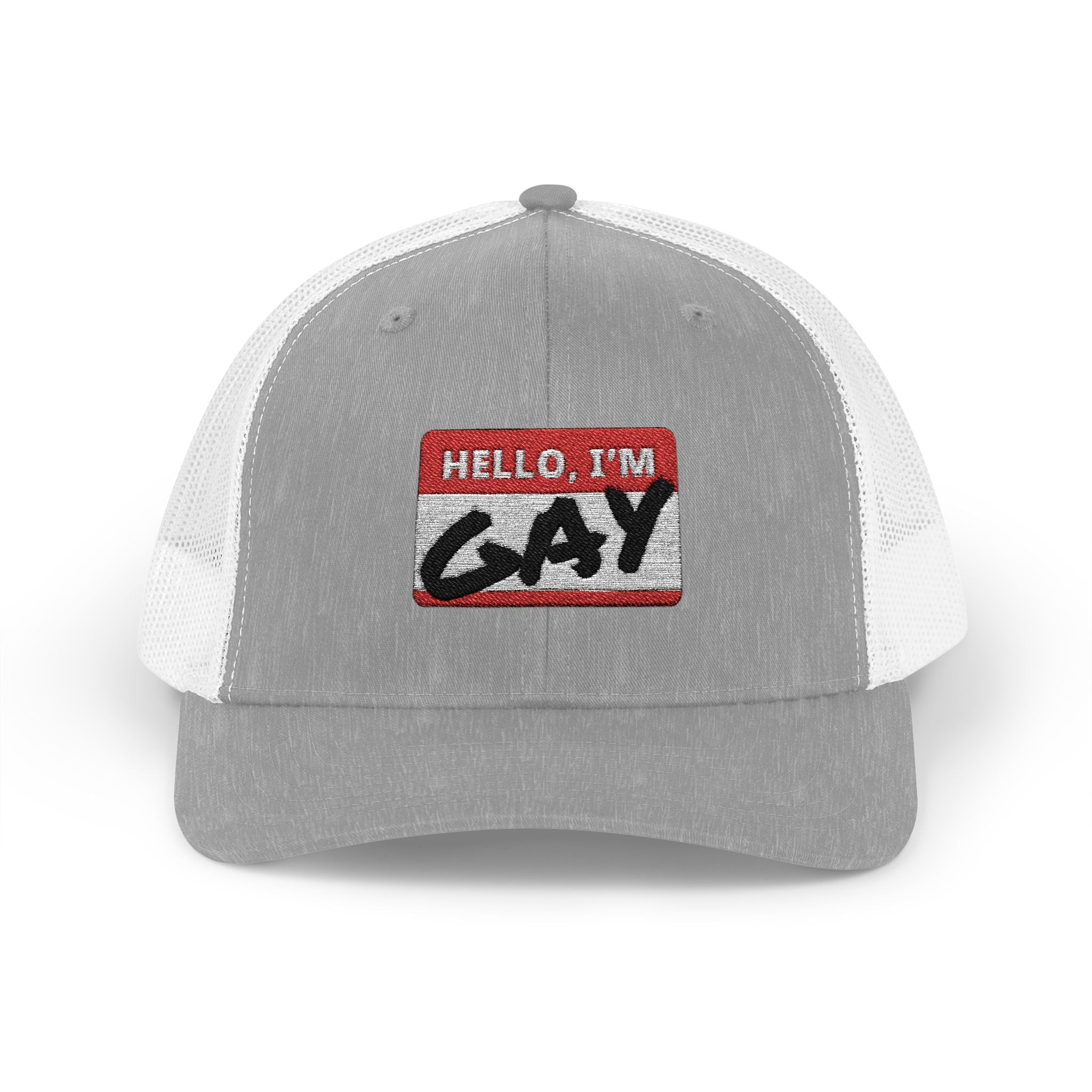 Heather Grey / White / One size