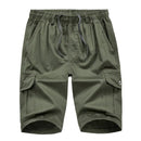 Plus Size Multi-pocket Elastic Casual Shorts – Club Riot Queer Streetwear