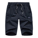 Plus Size Multi-pocket Elastic Casual Shorts – Club Riot Queer Streetwear