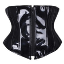 Sexy Short PU Leather Waist Clip Corset for Women – Club Riot Queer Streetwear