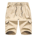 Plus Size Multi-pocket Elastic Casual Shorts with Club Riot queer streetwear design