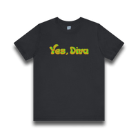"Yes, Diva" Garment Unisex T-Shirt – Bold Queer Streetwear Graphic Tee