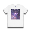 "I'm tripping the F*ck out" Surreal Dolphin Tee Unisex T-Shirt – Bold Queer Streetwear Graphic Tee