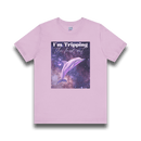 "I'm tripping the F*ck out" Surreal Dolphin Tee Unisex T-Shirt – Bold Queer Streetwear Graphic Tee