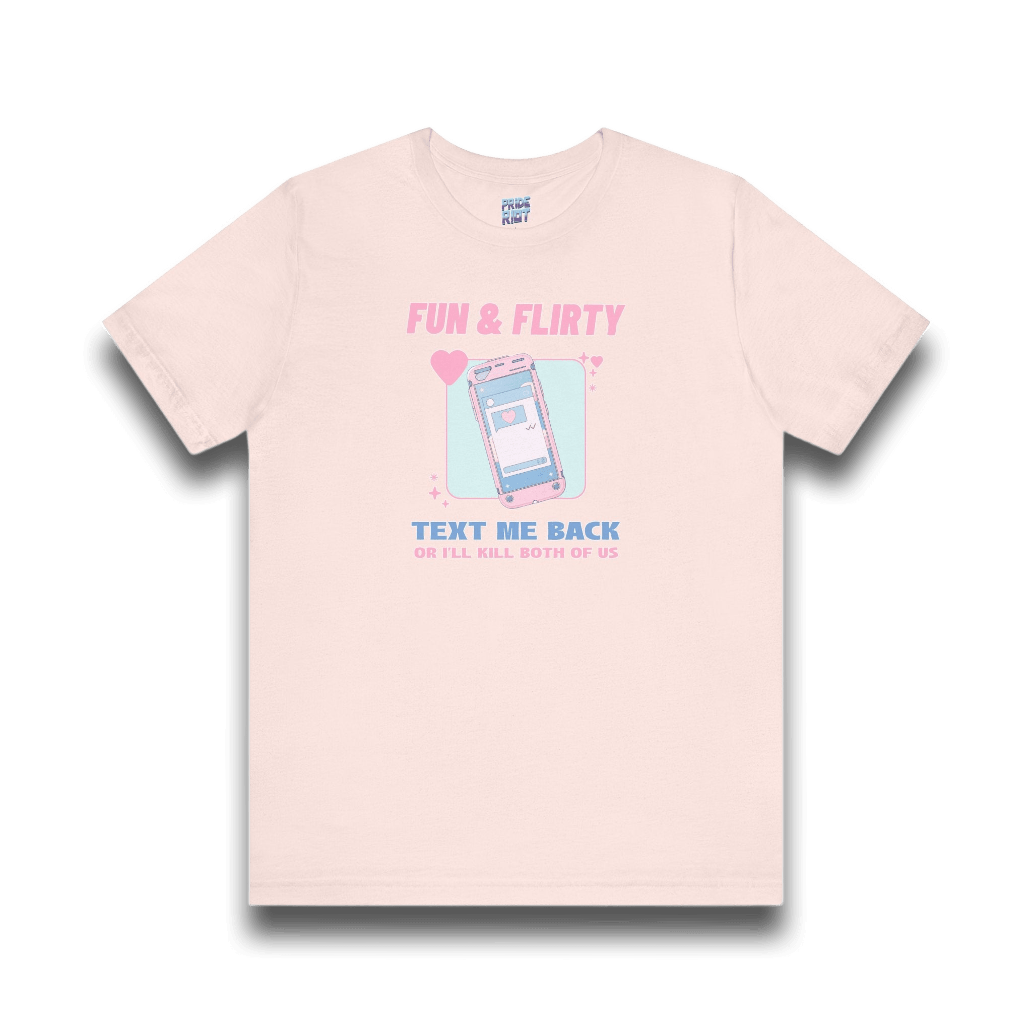 "Text me back" Humorous Relationship Texting Tee Unisex T-Shirt – Bold Queer Streetwear Graphic Tee