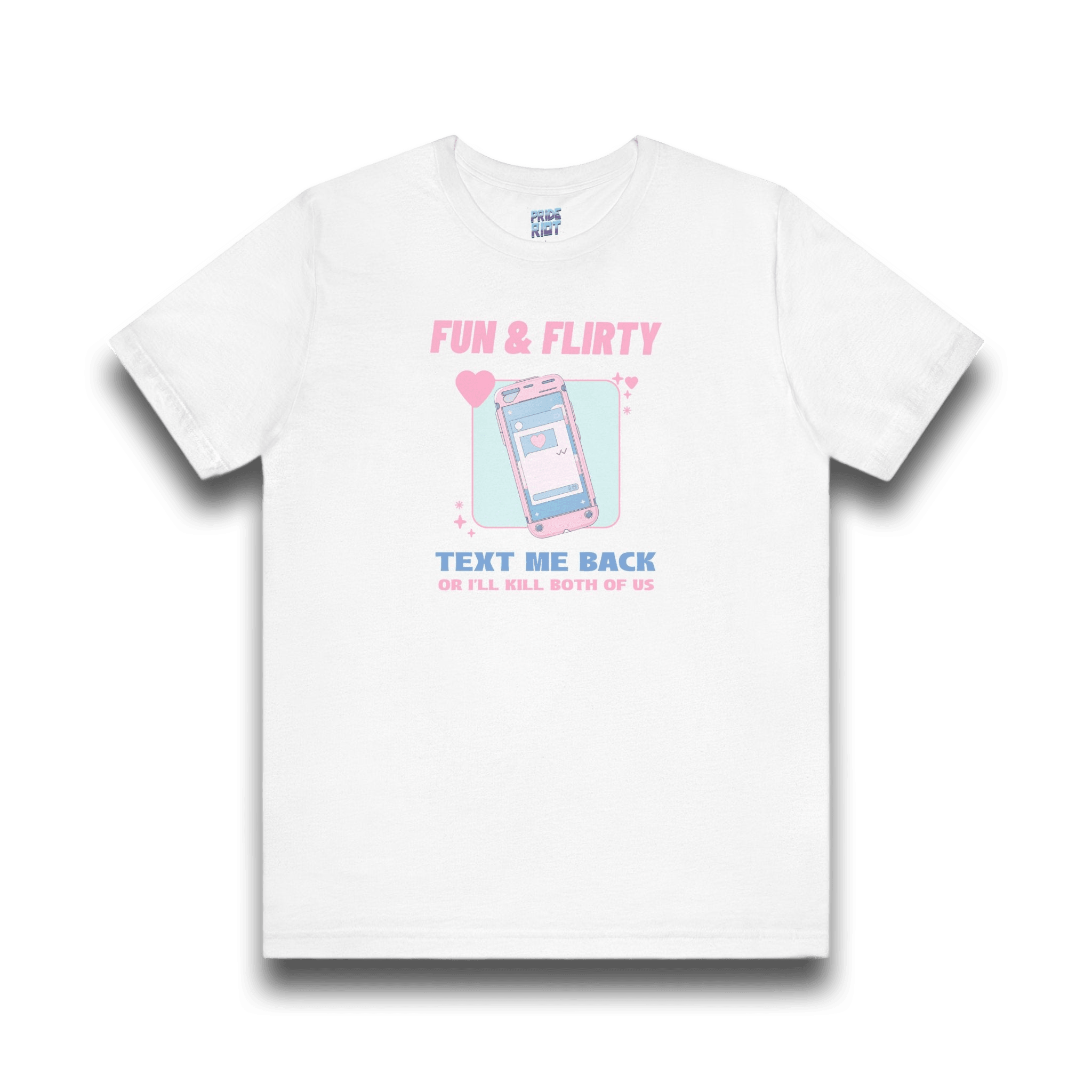 "Text me back" Humorous Relationship Texting Tee Unisex T-Shirt – Bold Queer Streetwear Graphic Tee