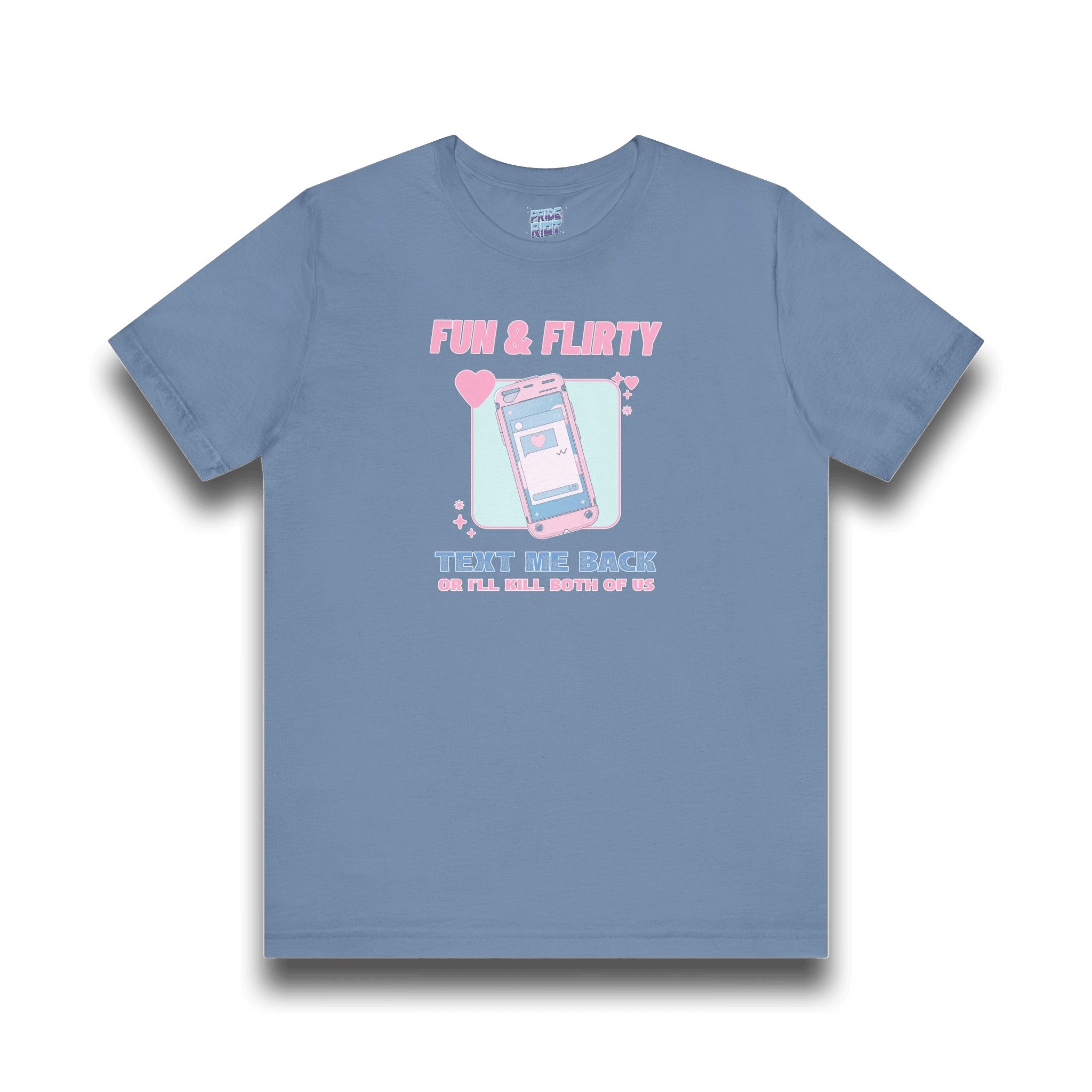 "Text me back" Humorous Relationship Texting Tee Unisex T-Shirt – Bold Queer Streetwear Graphic Tee