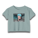 "I’m Not Like Other Girls" Women’s Festival Crop Graphic Top with Club Riot queer streetwear design