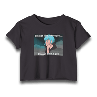 "I’m Not Like Other Girls" Women’s Festival Crop Graphic Top – Club Riot Queer Streetwear