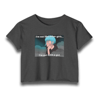 "I’m Not Like Other Girls" Women’s Festival Crop Graphic Top – Club Riot Queer Streetwear