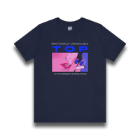"Emotionally Unavailable Top" Unisex Tee Unisex T-Shirt – Bold Queer Streetwear Graphic Tee