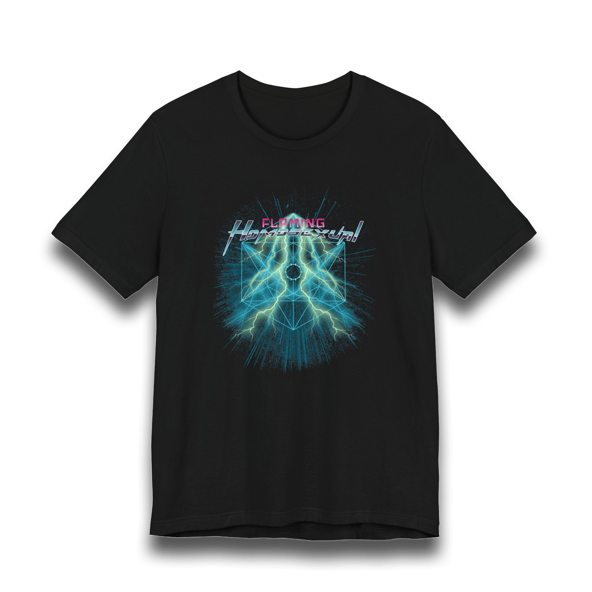“Flaming Homosexual” Heavy Metal T Unisex T-Shirt – Bold Queer Streetwear Graphic Tee