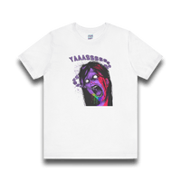 Unisex t-shirt with Club Riot graphic design – queer streetwear tee