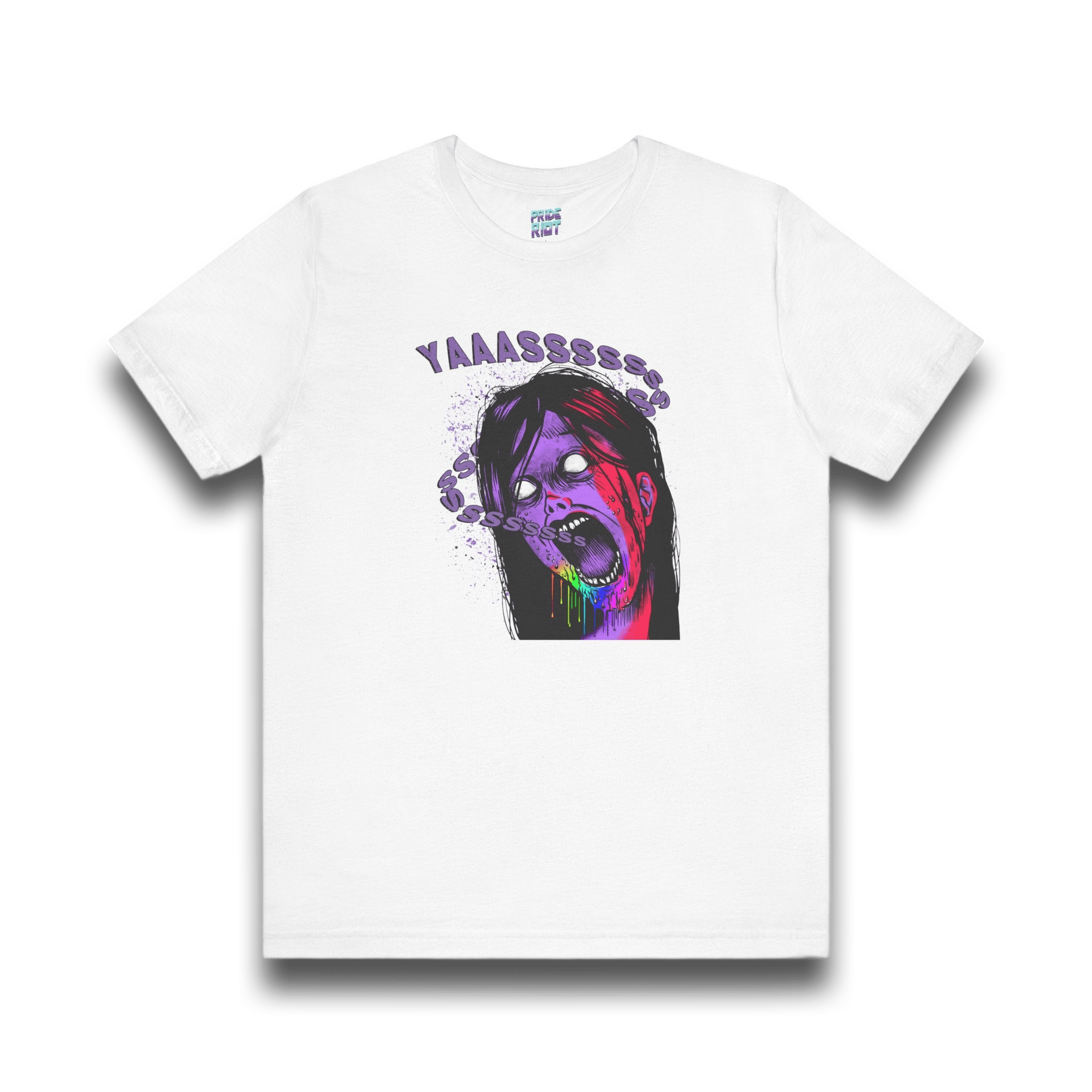 YAAASSSS Zombie Ally Graphic Unisex Tee Unisex T-Shirt – Bold Queer Streetwear Graphic Tee