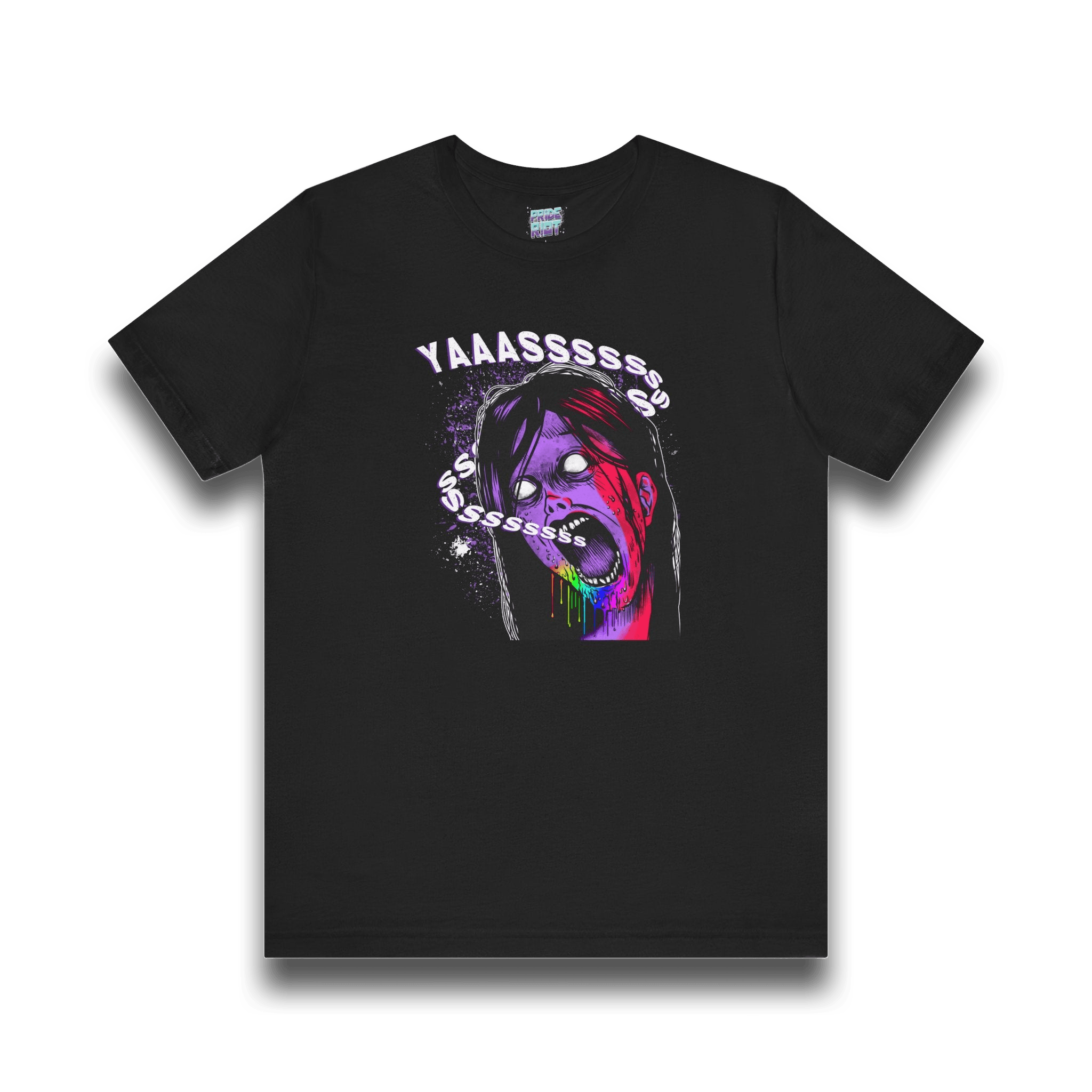 YAAASSSS Zombie Ally Graphic Unisex Tee Unisex T-Shirt – Bold Queer Streetwear Graphic Tee