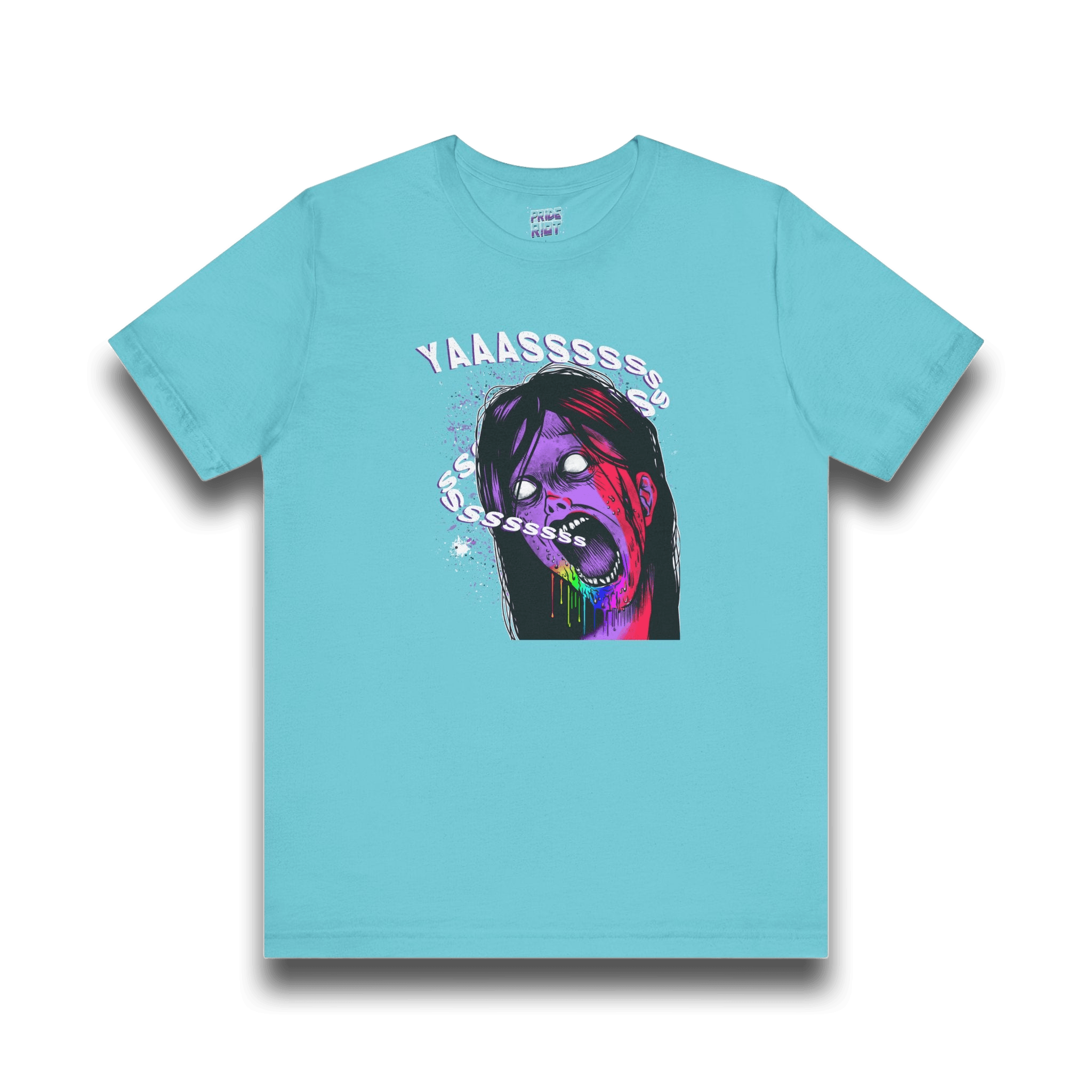 YAAASSSS Zombie Ally Graphic Unisex Tee Unisex T-Shirt – Bold Queer Streetwear Graphic Tee