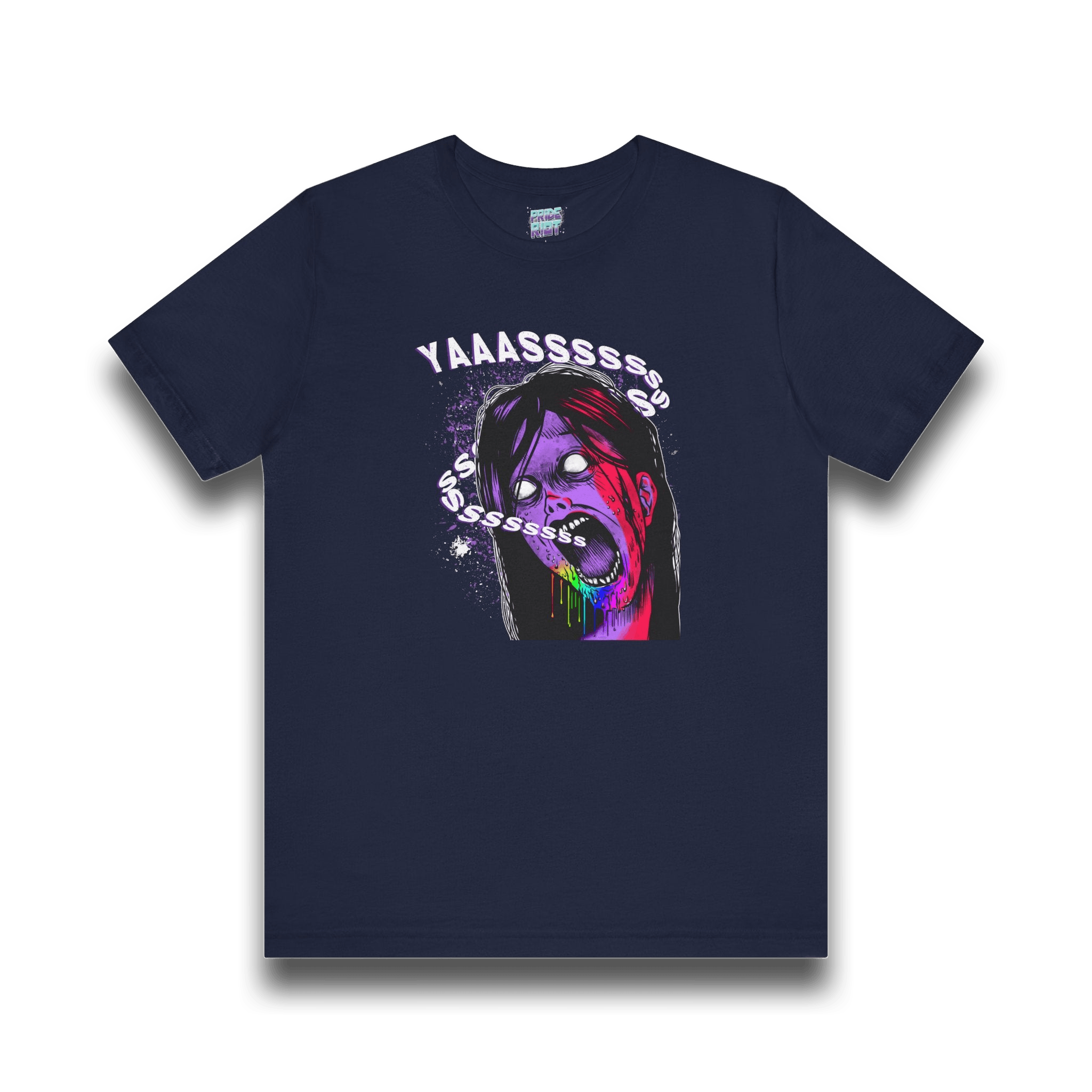 YAAASSSS Zombie Ally Graphic Unisex Tee Unisex T-Shirt – Bold Queer Streetwear Graphic Tee