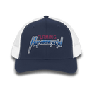 "Flaming Homosexual" Pride Embroidered Trucker Cap Snapback Trucker Cap – Embroidered Queer Streetwear Hat