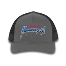 "Flaming Homosexual" Pride Embroidered Trucker Cap Snapback Trucker Cap – Embroidered Queer Streetwear Hat